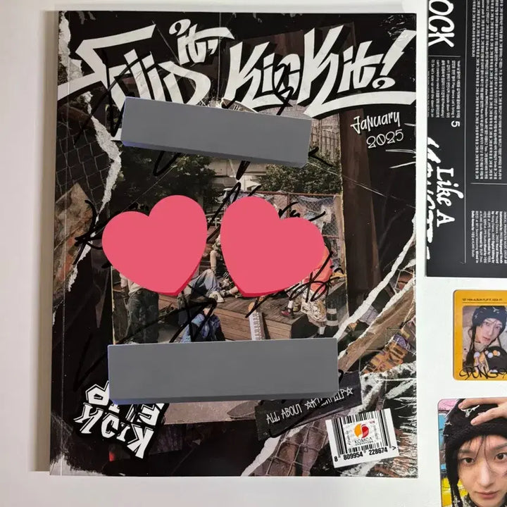 킥플립 친필 싸인앨범 비매