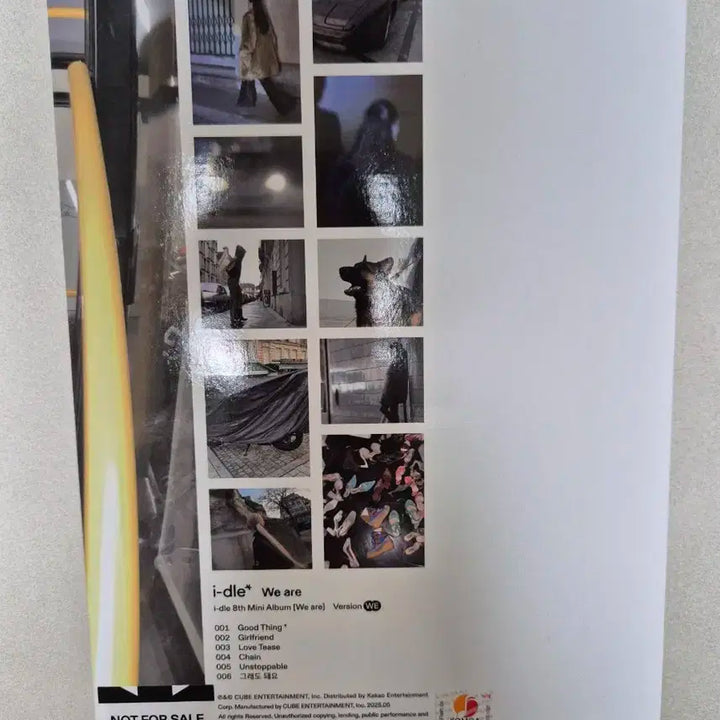 아이들 '위아' 사인 앨범(비매)