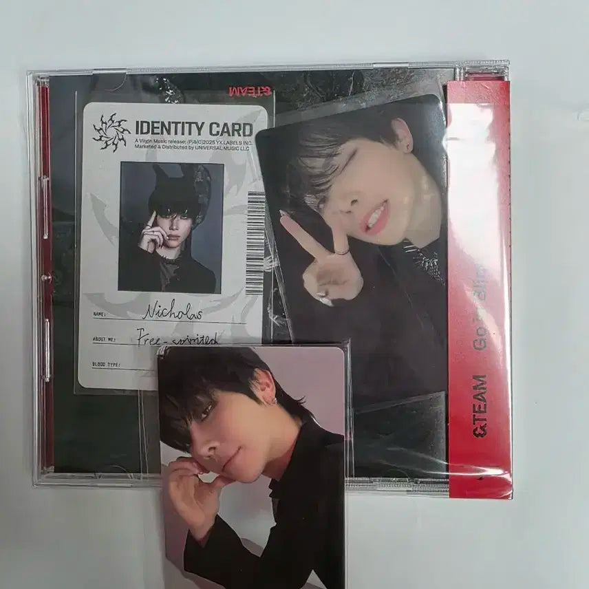 &team 香港 一直娯 yizhiyu 入場限定 特典トレカ ニコラス &team 香港