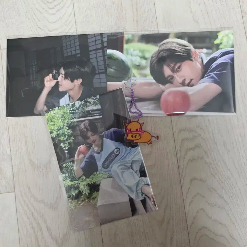엔시티 위시 시온 전시회 엠디 한정 엽서 아크릴키링 양도