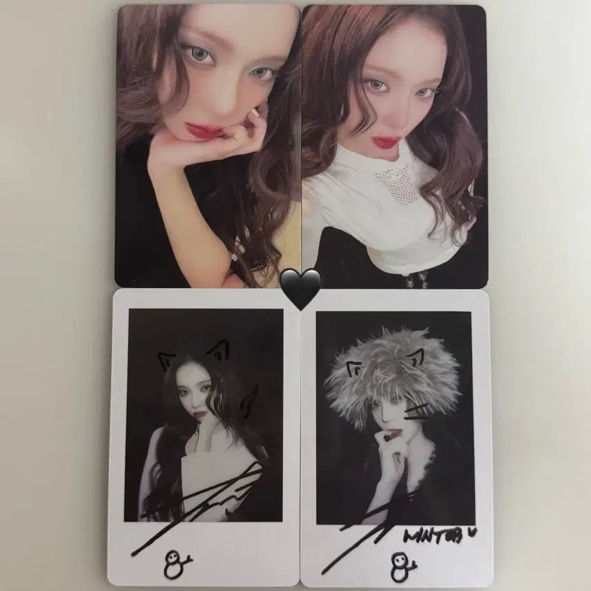 에스파 윈터 MOEVIR 중국 잡지 모이비어 포카 폴라 세트 일괄