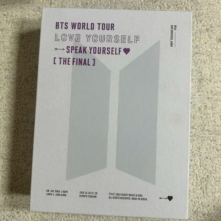 방탄 러브유어셀프 월드투어 더 파이널