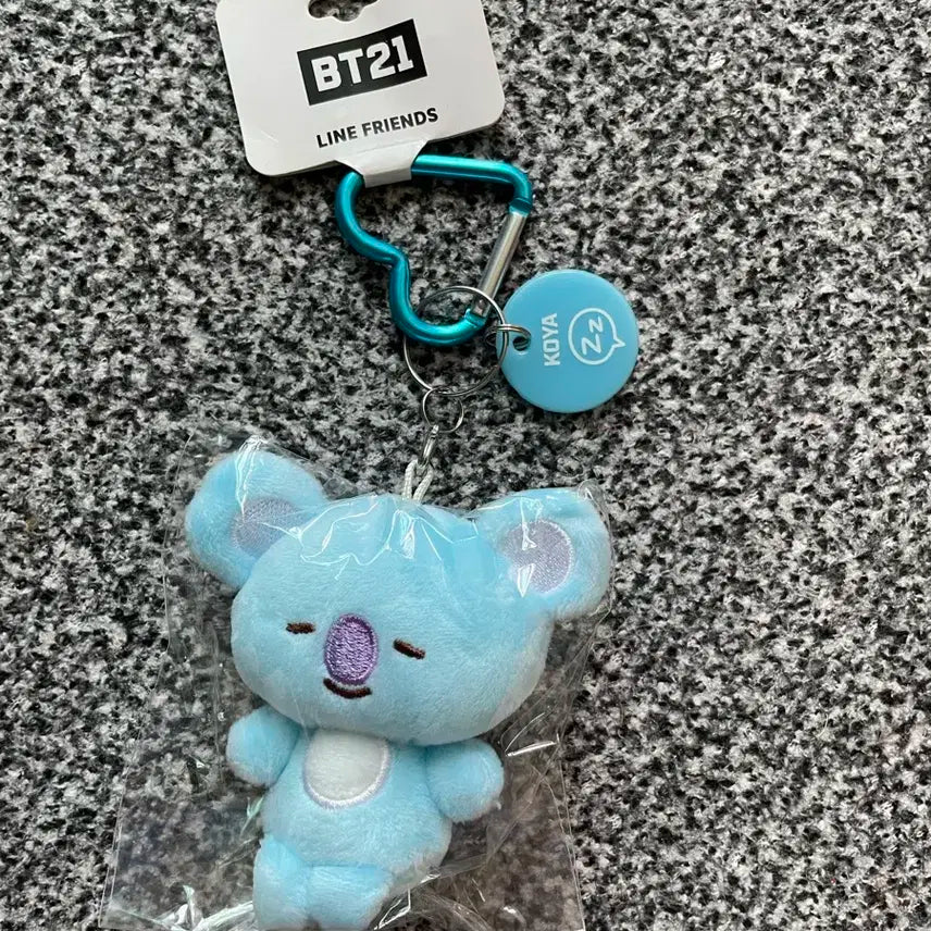 일본 한정 bt21 카라비너 마스코트 코야