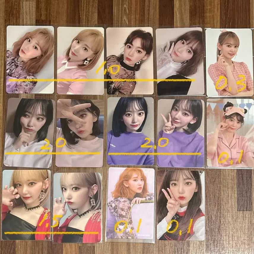 아이즈원 르세라핌 사쿠라 비올레타 환상동화 몬스터 단발 포카 포토카드