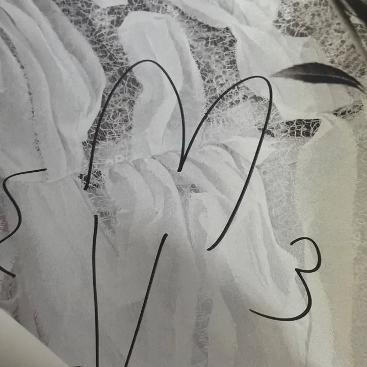 아이들 미연 친필싸인 포스터