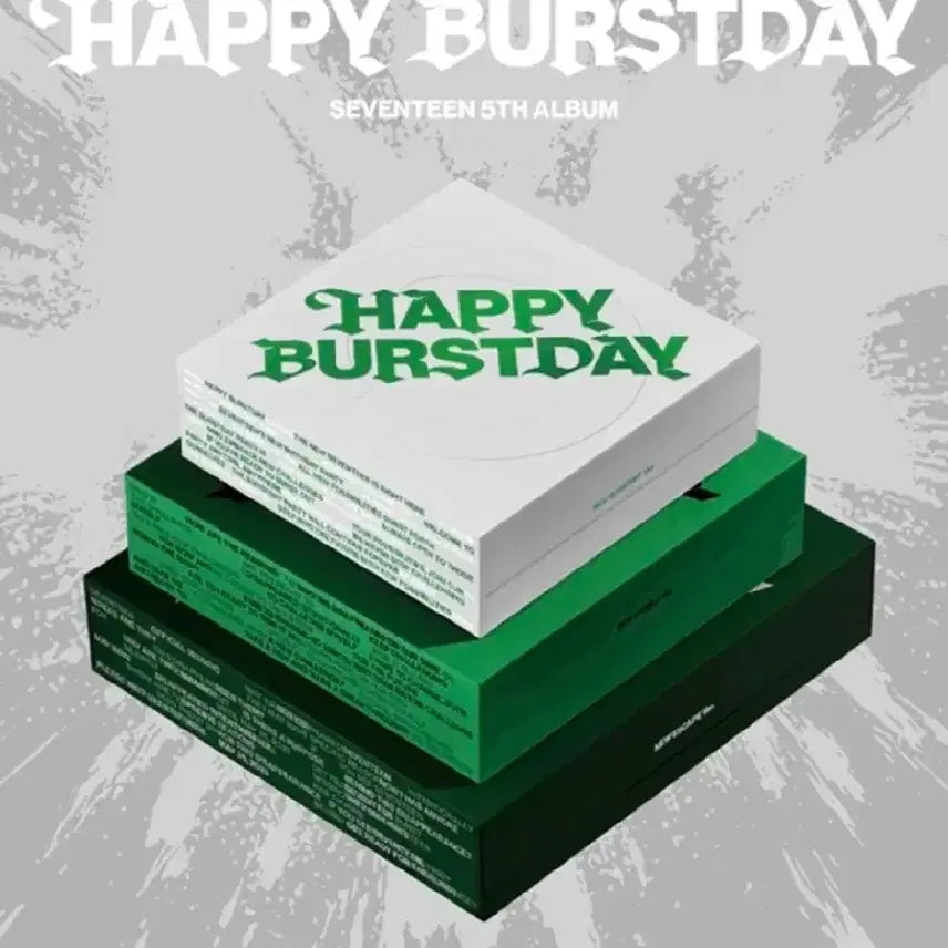 세븐틴 HAPPY BURSTDAY 미개봉 1세트