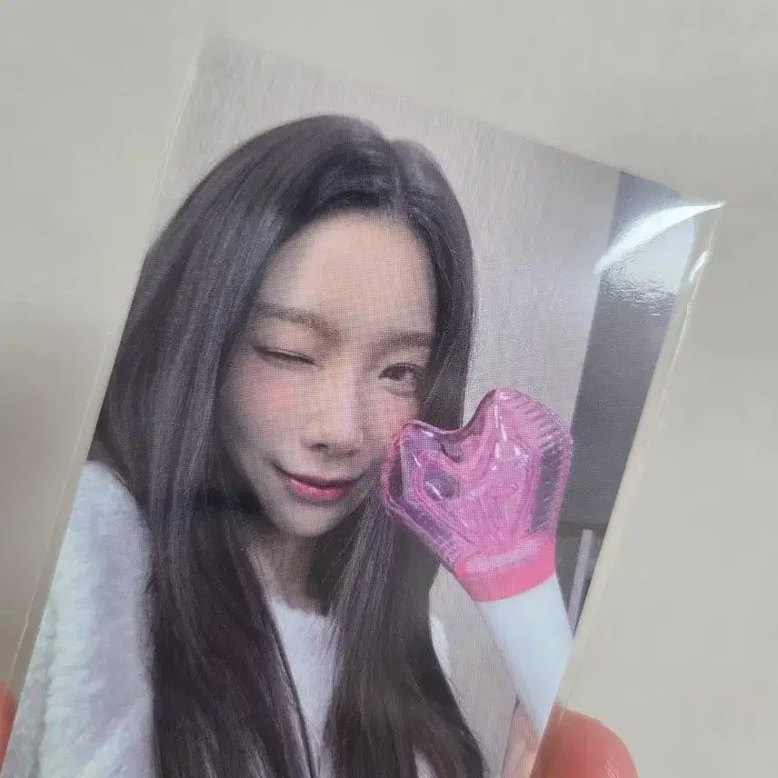 소녀시대 태연 응원봉 특전 포카