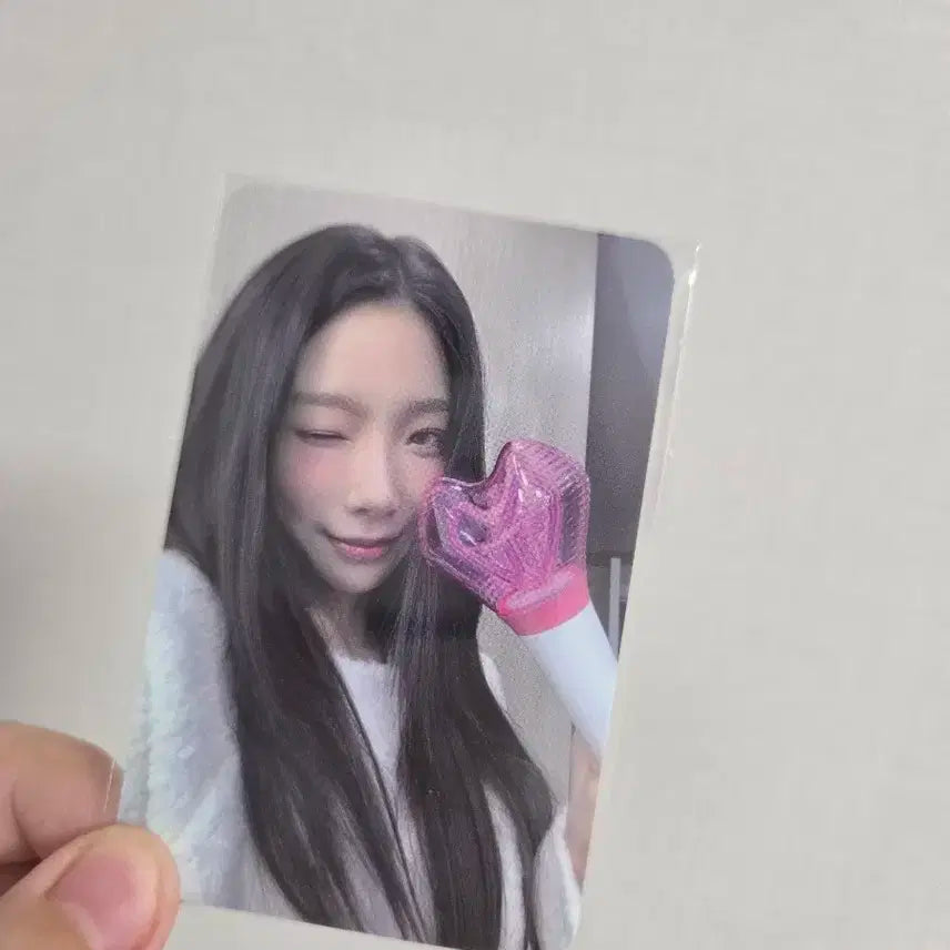 소녀시대 태연 응원봉 특전 포카