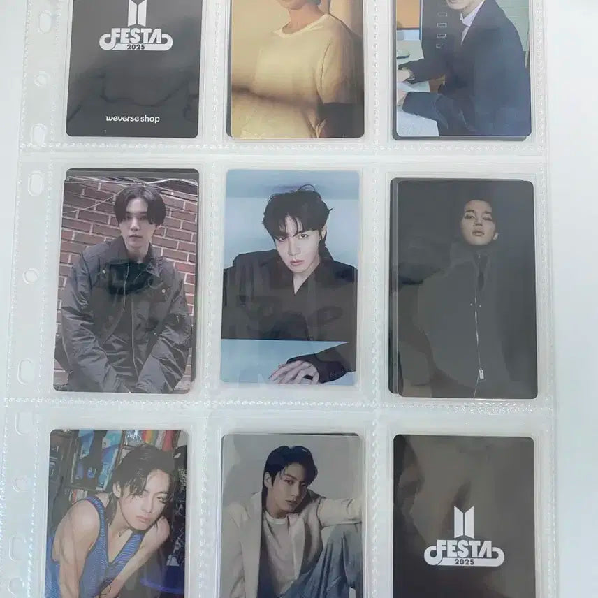 방탄 캡슐 특전 포카 일괄 (+엽서)