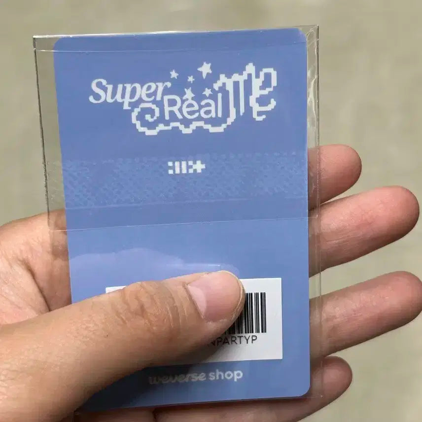 Super real me 아일릿 원희 포토카드