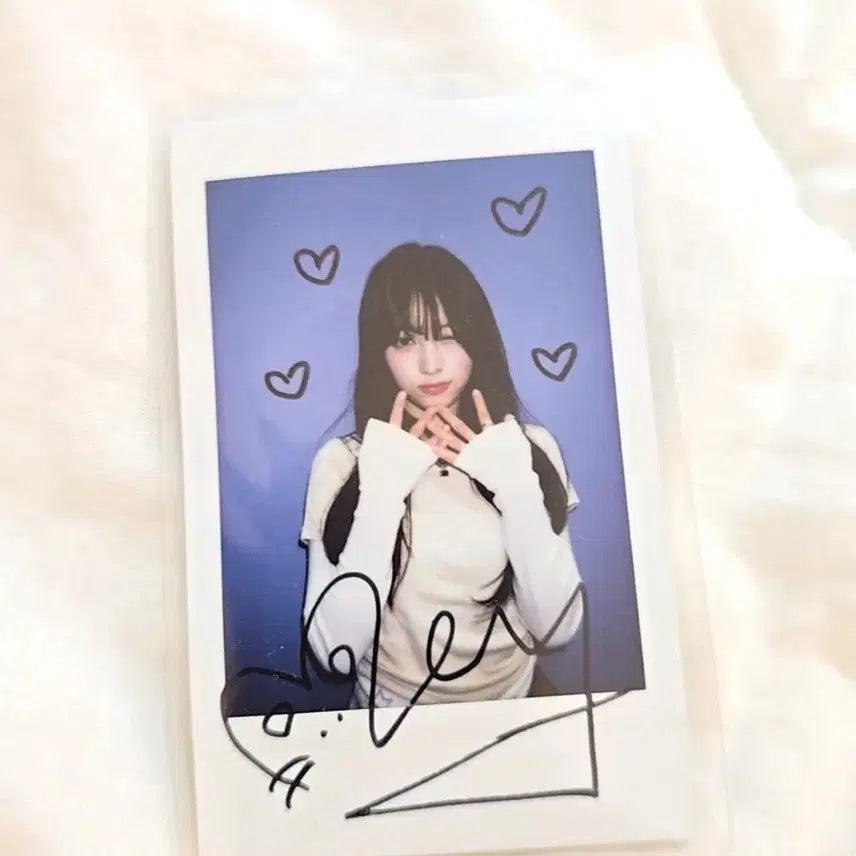 리센느 메이 싸인 폴라로이드