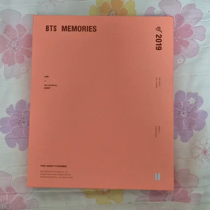 방탄 BTS DVD 2019 MEMORIES 메모리즈 멤즈 단순개봉
