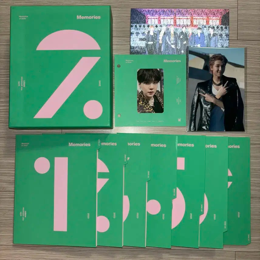 방탄 2020 메모리즈 블루레이 포카 윤기