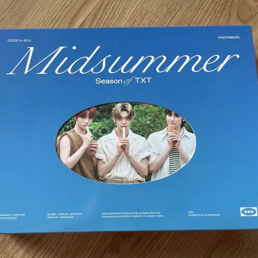 txt midsummer トゥバ　サマパケ　weverse ポスター　トレカ BUNJANG] TXT 2022 Summer Package Midsummer/ 투바투 2022 썸머