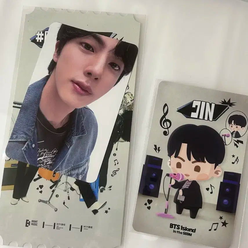 (미개봉)달석콘 진 막콘 아미존 포카 세트 bts jin 달려라석진