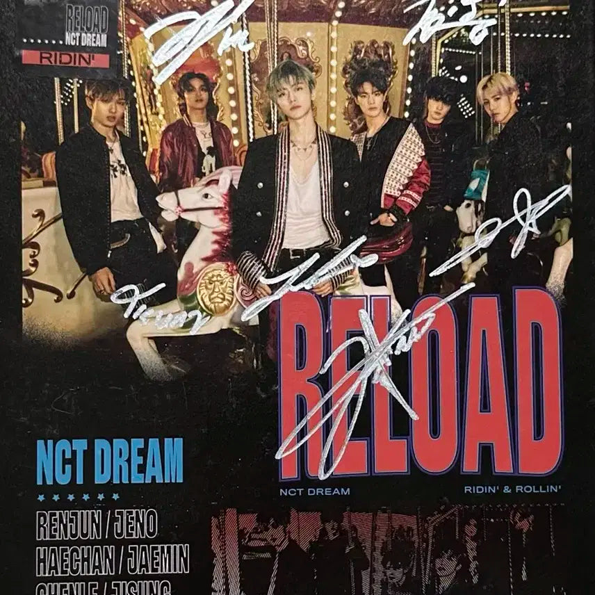 NCT DREAM 엔시티드림 라이딘 싸인앨범