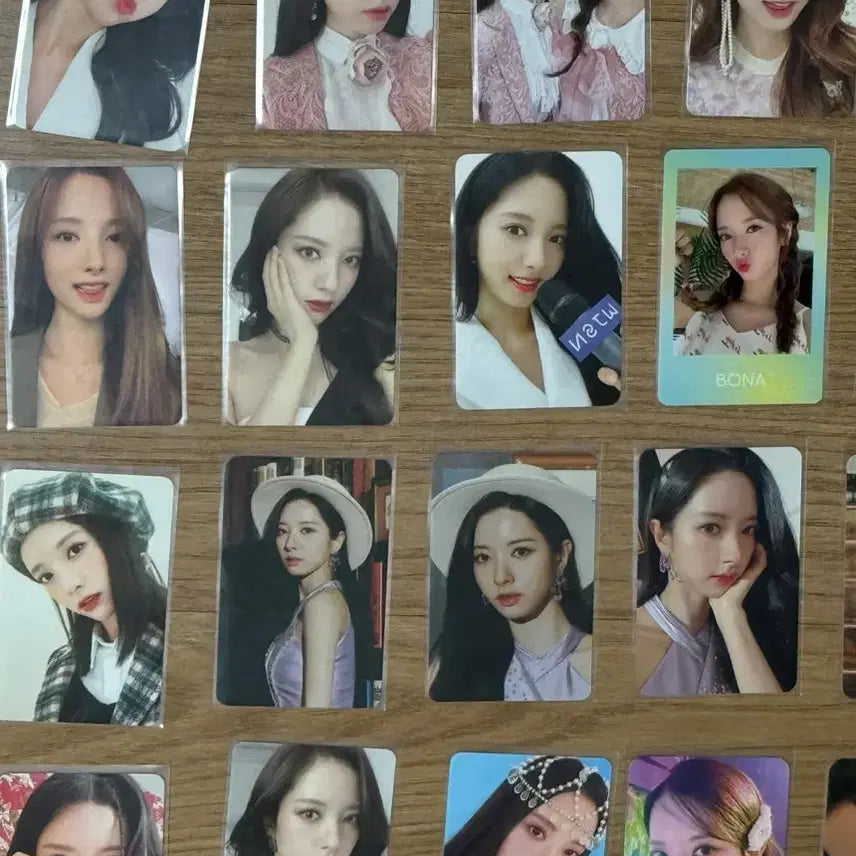 우주소녀 보나 설아 더블랙 포카 판매