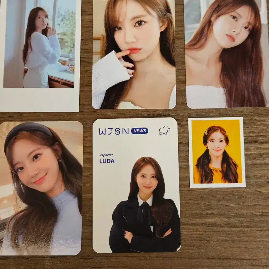 우주소녀 루다 포토카드 증명사진 일괄