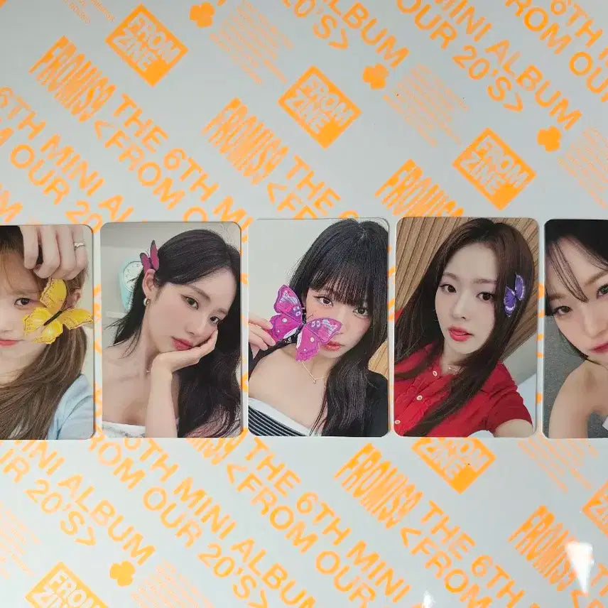 BUNJANG] Fromis_9 Makestar pre-order benefit butterfly photocard