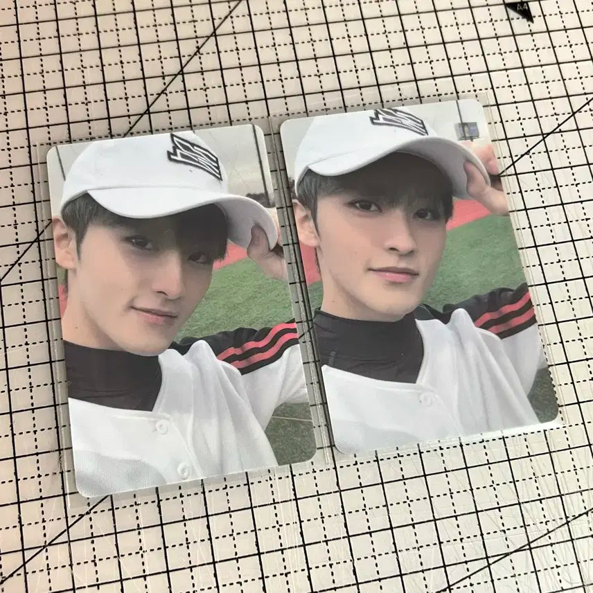 nct 엔시티 유니버스 럭키드로우 럭드 야구복 웃맠 안웃맠 마크 포카