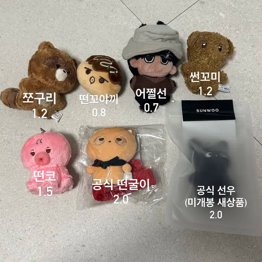 더보이즈 선우 인형 양도 (쪼구리 떤꼬야끼 떤코야키 어쩔선 썬꼬미 떤코)