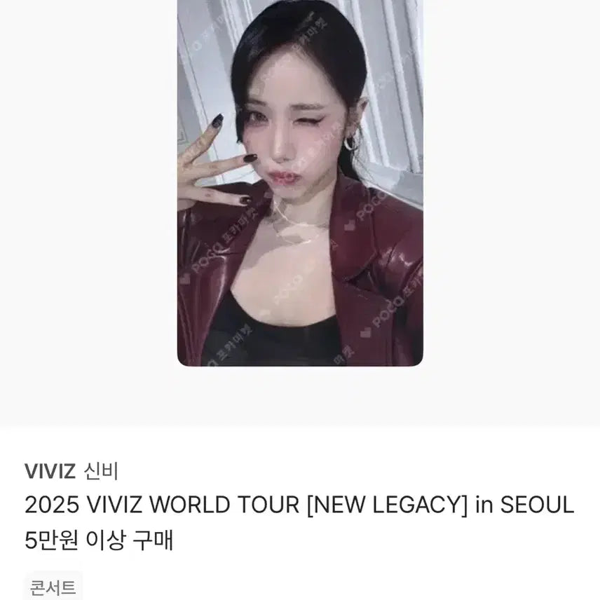 2025 VIVIZ WORLD TOUR 5만원이상특전 3종 일괄