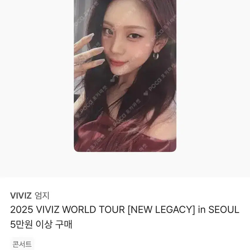 2025 VIVIZ WORLD TOUR 5만원이상특전 3종 일괄
