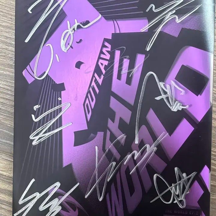 에이티즈 비매 친필 싸인 앨범