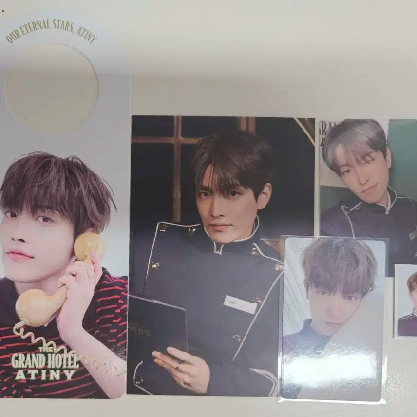 에이티즈 멤버십 6기 분철 홍중 도어 행거 포카 에이티니