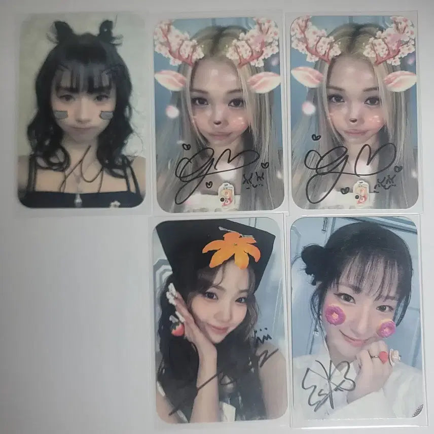 유니스 싸인 포토카드 양도