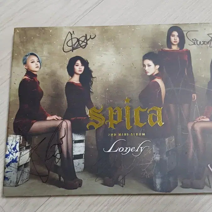 스피카 SPICA 비매 싸인 앨범
