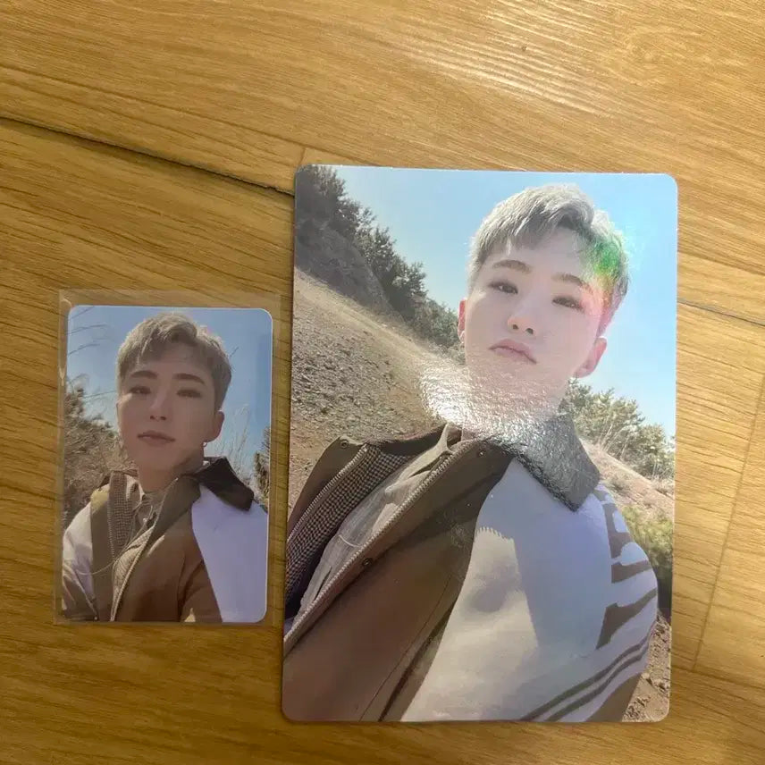 세븐틴 페이스더썬 핫 호시 포카 렌티큘러 엽서