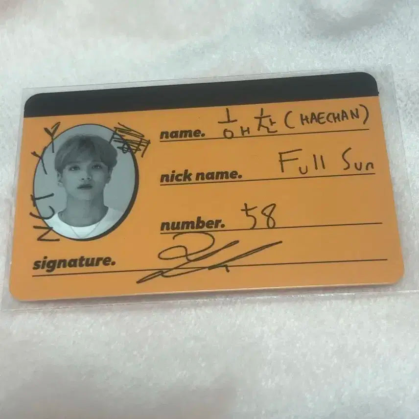 BUNJANG] NCT Dream Haechan We Go Up Crew Card wts / Nct 드림