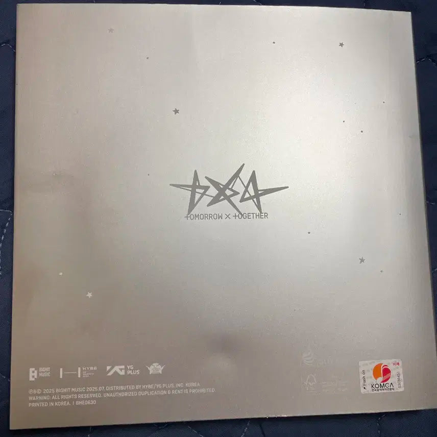 투모로우바이투게더 TOGETHER 비매 미개봉 친필싸인앨범