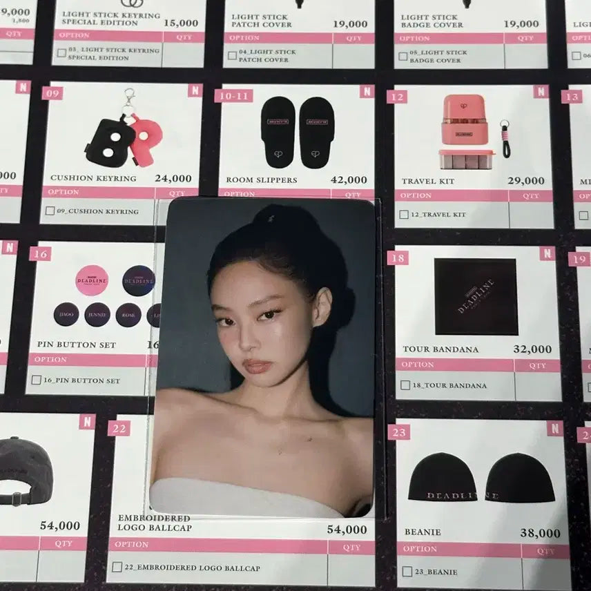 블랙핑크 데드라인 md 제니 포카