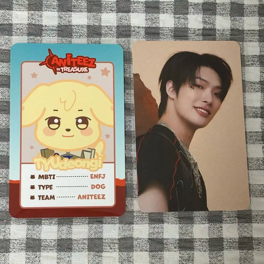일괄)에이티즈 애니티즈 윤호 민기 팝업 트레카 포카