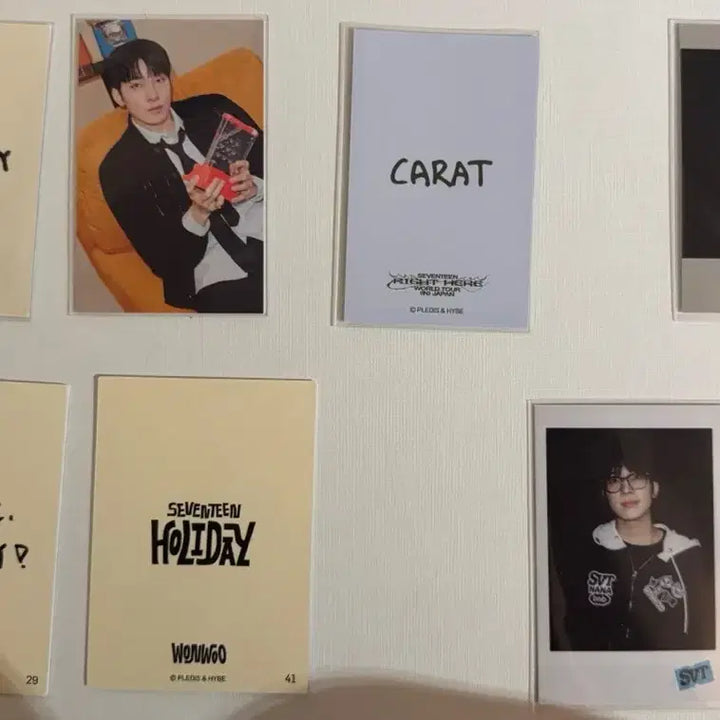 세븐틴 원우 홀리데이 인스턴트포카 나나민박 머치포카