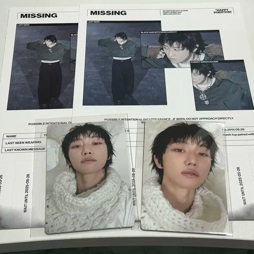 세븐틴 정규 5집 앨범포카.포스터.전단지 디에잇 일괄판매