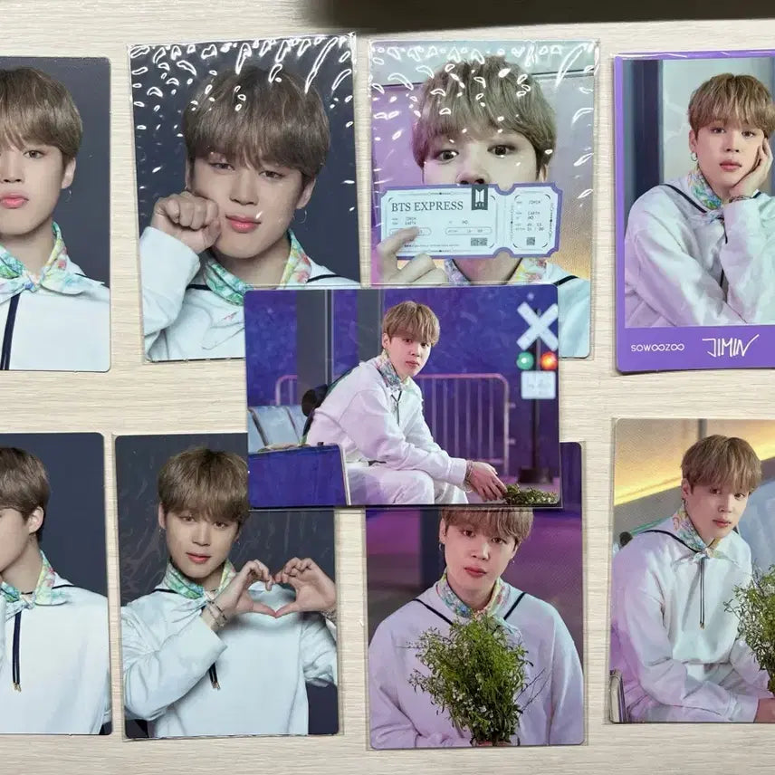 방탄 지민 소우주 포카 일괄 9장
