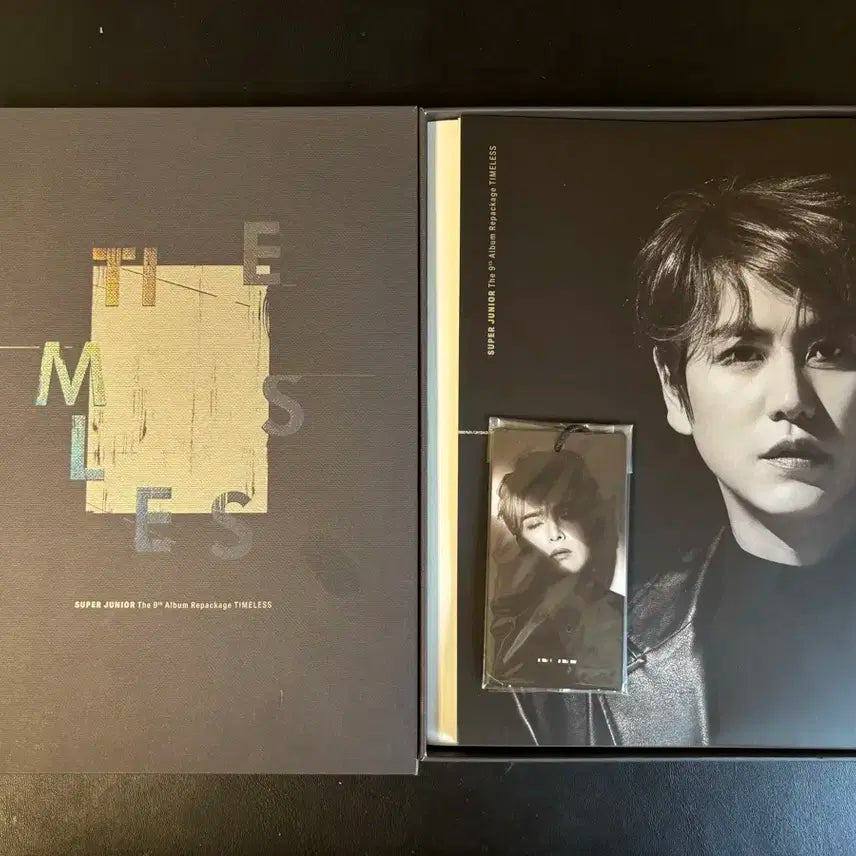 슈퍼주니어 9집 리팩 이야이야오 블랙 앨범 포스터 규현