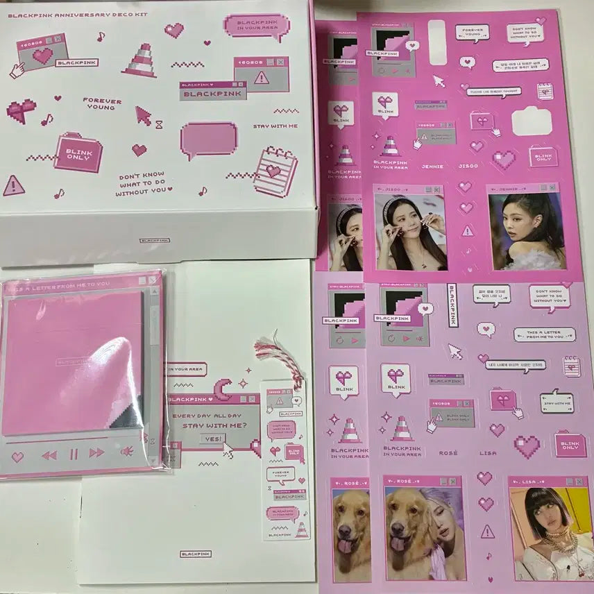 블랙핑크 6주년 데코키트
