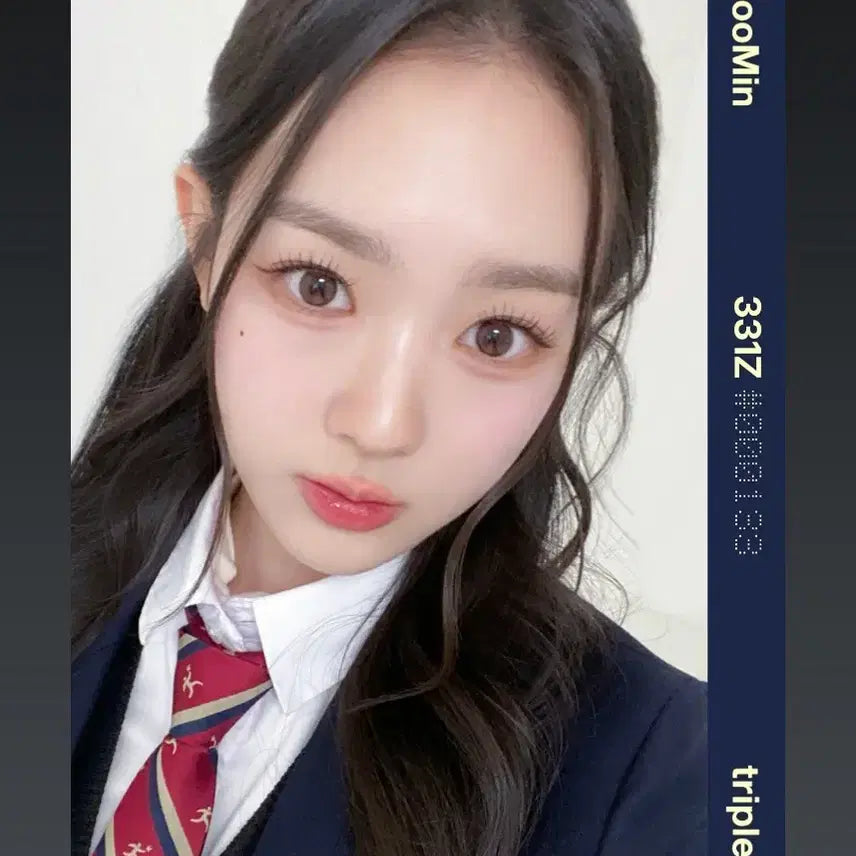 트리플에스 김수민 한림교복 오브젝트