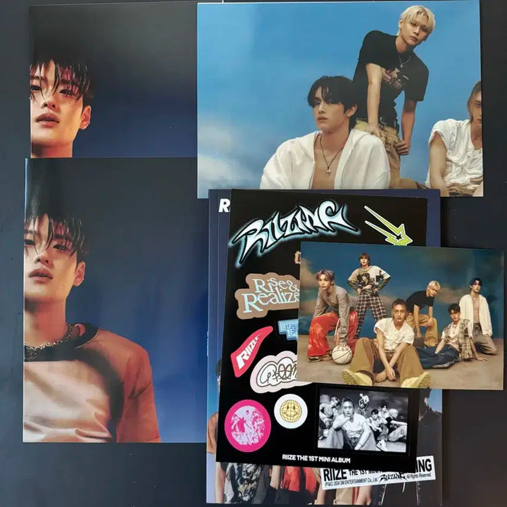 라이즈 RIIZING 개봉 앨범(사진, 스티커, 포스터 포함, 포카x)