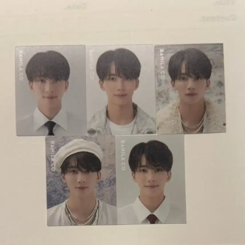 세븐틴 정한 바닐라코 증명사진 증사 세트 양도