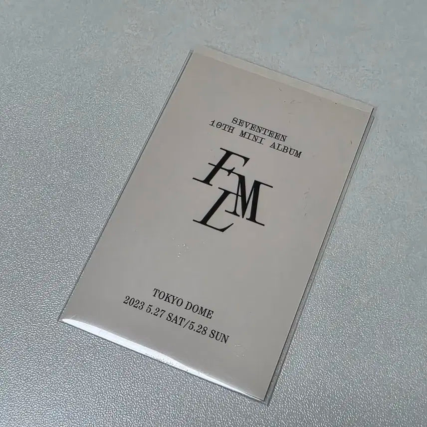 세븐틴 fml 유니버셜 도쿄 한정 포카 양도