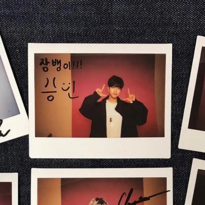 스트레이키즈 승민 싸인 폴라로이드