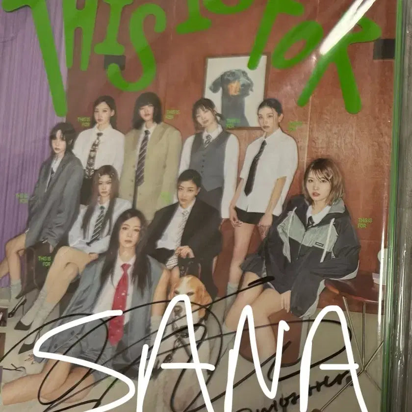 트와이스 사나 친필 싸이앨범 양도