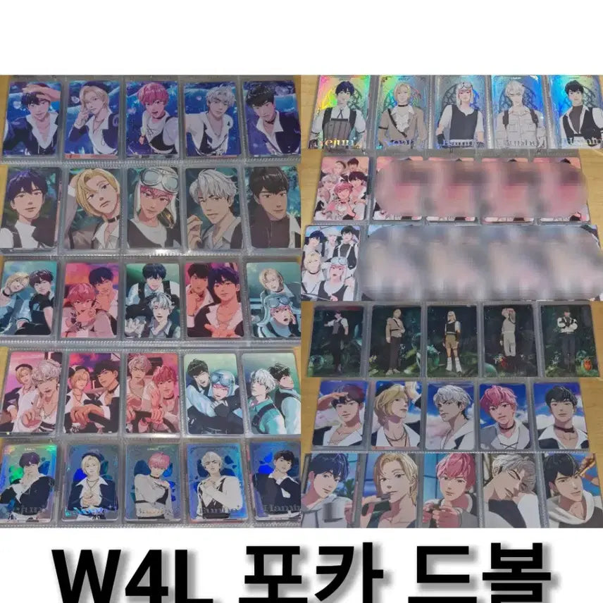 플레이브 W4L 웨이포럽 웨포럽 CD 포카 앨범 포카 드볼 47장 일괄