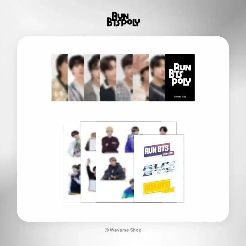 BUNJANG] Bts RUN BTS POLY HIGHLIGHT PACKAGE poca / 방탄