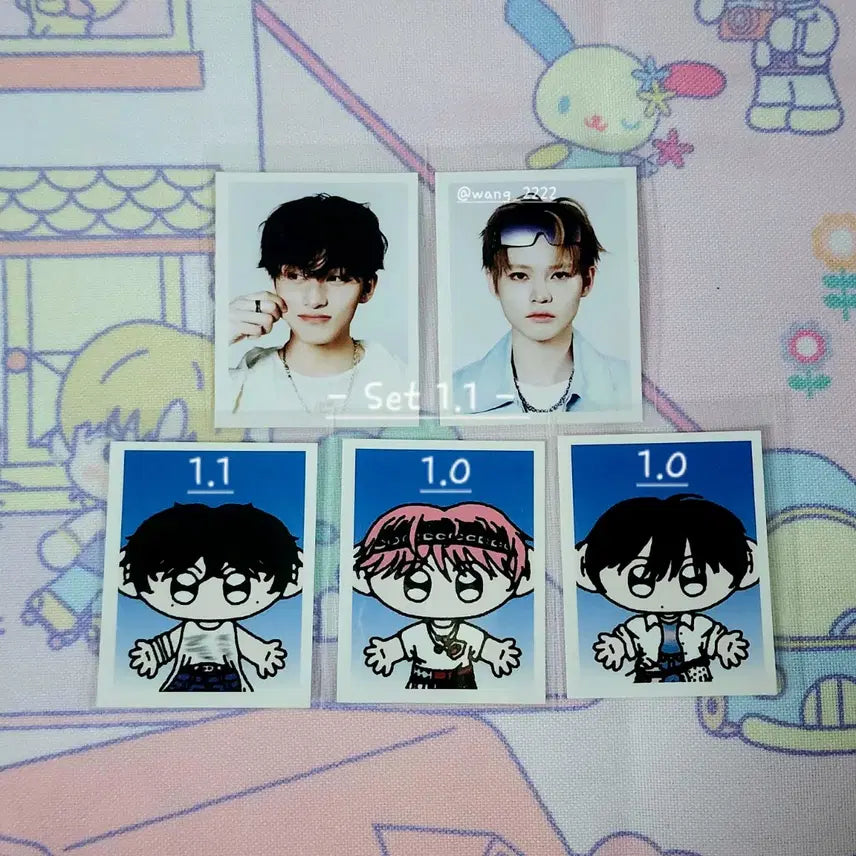 엔시티 드림 타임라이더스 팝업 증사 일러스트 볼꼬집 마크 런쥔 천러 지성